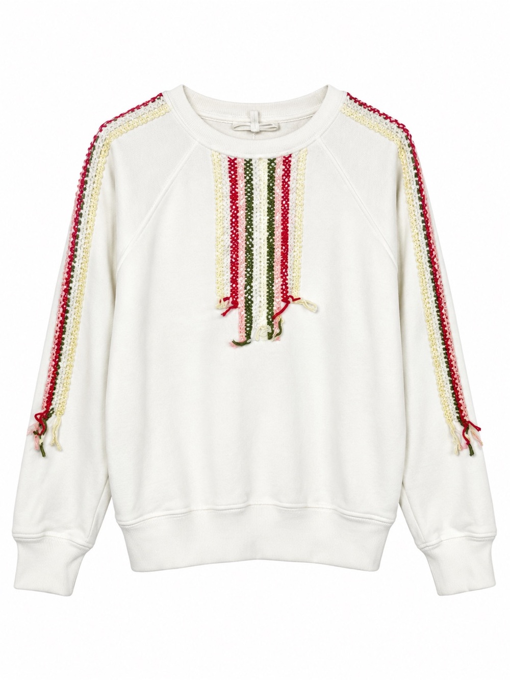 THE GREAT The College Sweatshirt Women’s Size 1 Small Embroidered Pullover